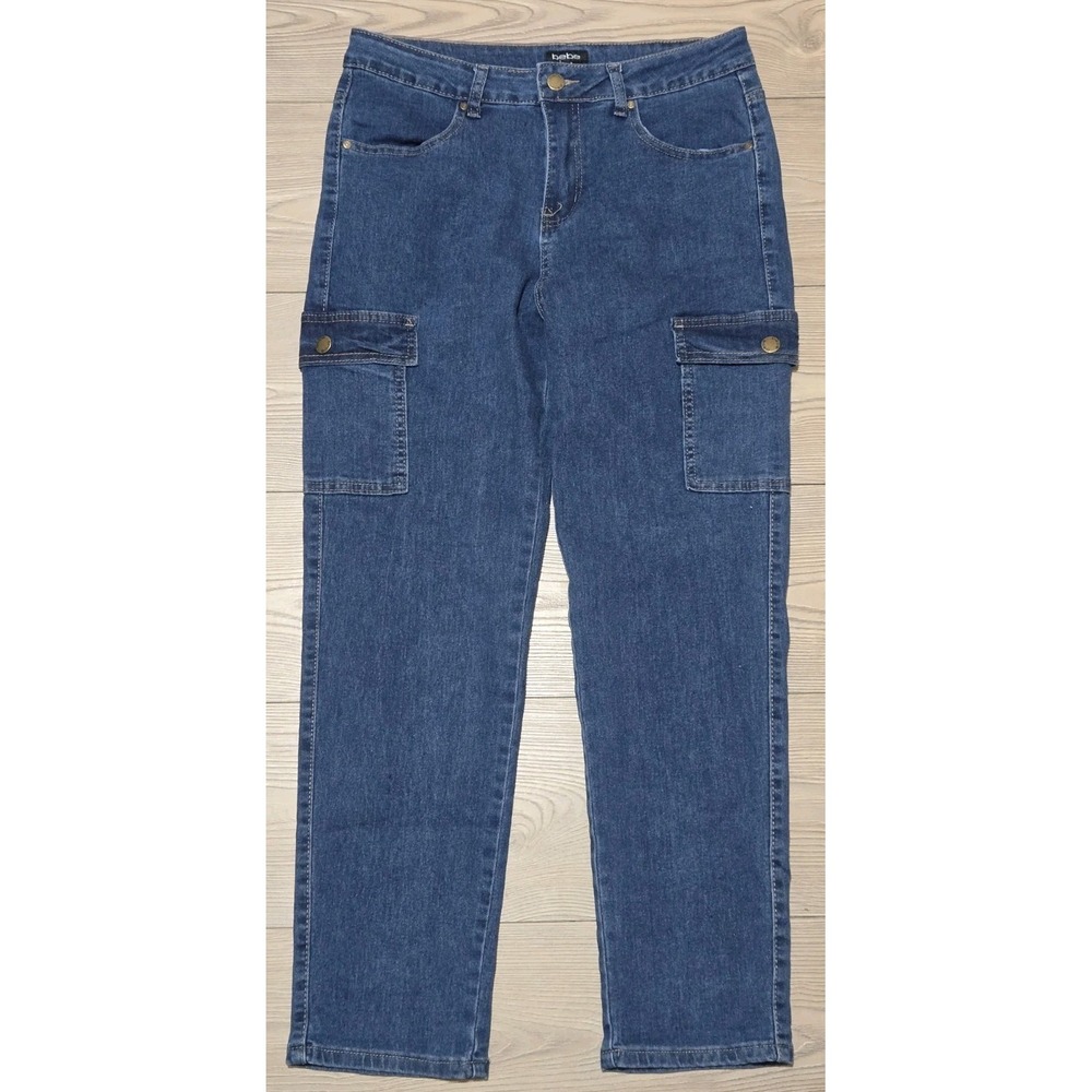 Bebe Jeans Womens 10 / 30 Blue 30x27 Side Pockets Pants